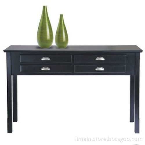 Coffee Table with Black Finish